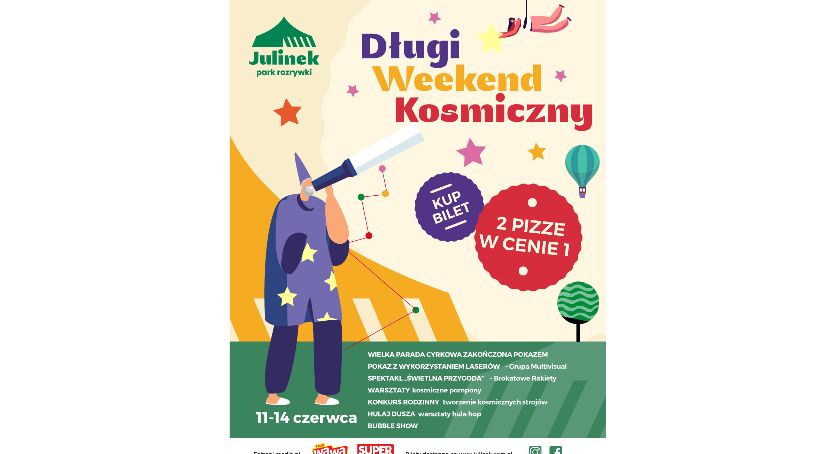 Kosmiczny weekend w Julinku! Będzie można przenieść się do przyszłości...