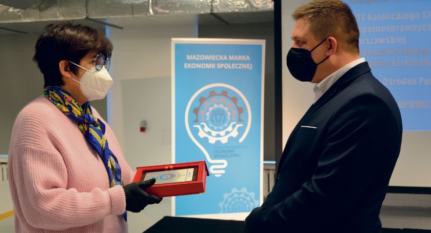 Gostynińskie Warsztaty Terapii  Zajęciowej laureatami Mazowieckiej  Marki Ekonomii Społecznej