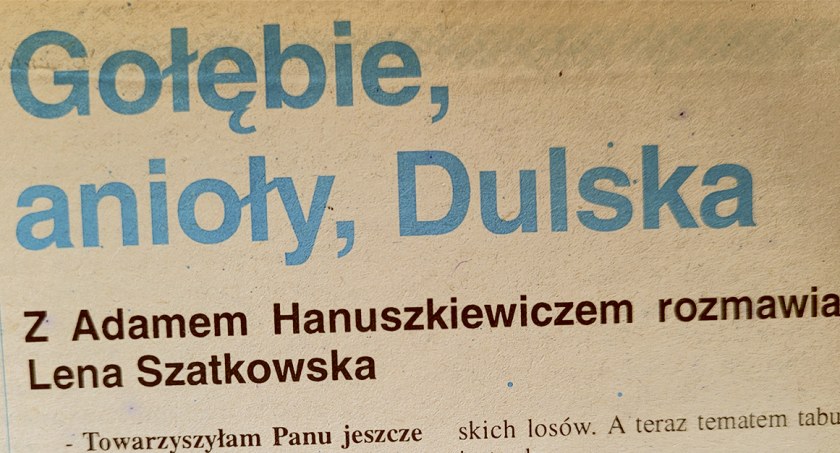 Wycinek gazety z roku 1996