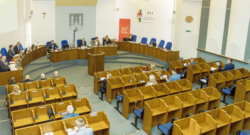Sala posiedzeń płockiej Rady Miasta