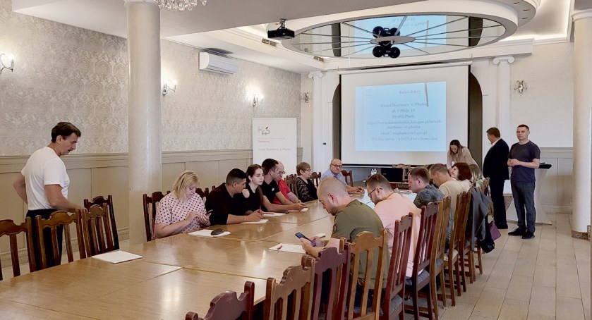 Grupa repatriantów uczestniczyła m.in. w zajęciach z języka polskiego