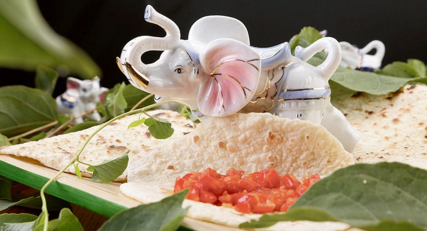 Kokosowy płaski chleb ze Sri Lanki (coconut roti)