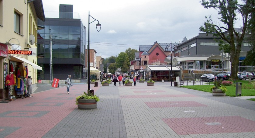 Reprezentacyjny pasaż w centrum Wisły