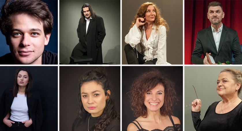 Od lewej na górze: Aleksander Maciejczyk, Piotr Bała, Dorota Cempura, Krzysztof Małachowski, Od lewej na dole: Magda Kuśnierz, Maja Rybicka, Sylwia Krawiec, Grażyna Zielińska