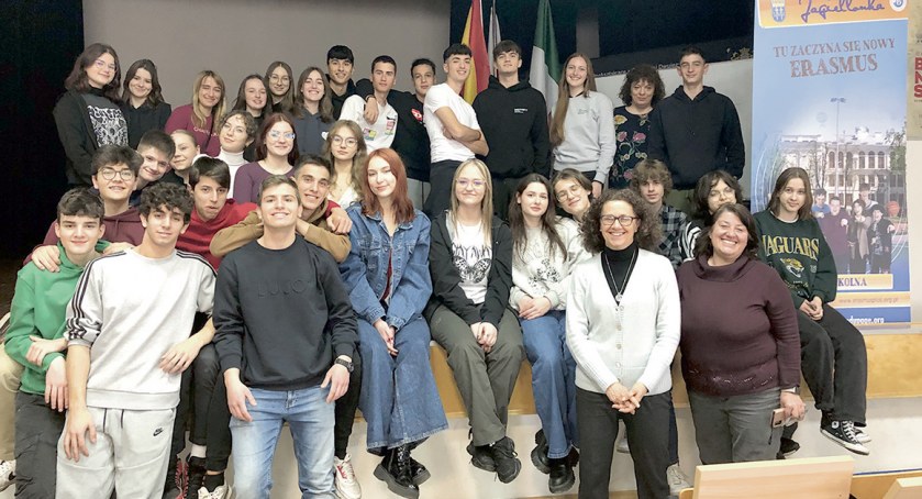 Uczestnicy programu Erasmus+ z Jagiellonki z Włoch i Hiszpanii