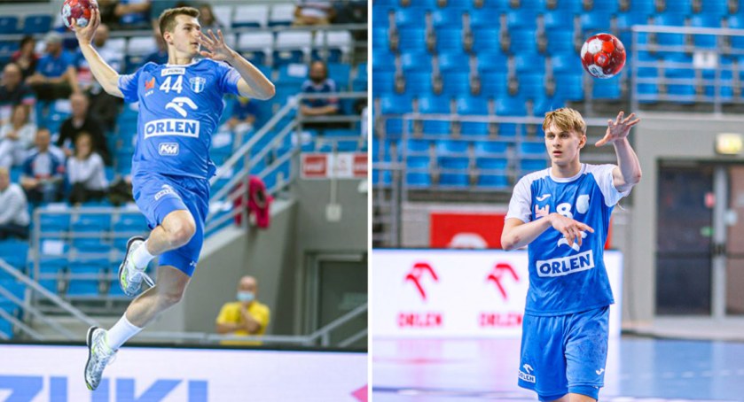 Mikołaj Czapliński (z lewej) i Oliwier Kamiński (z prawej)