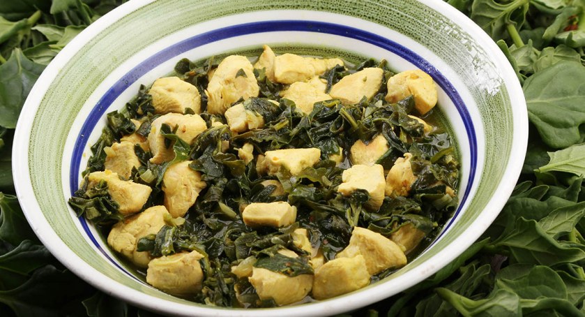 Palak murgh (kurczak ze szpinakiem)