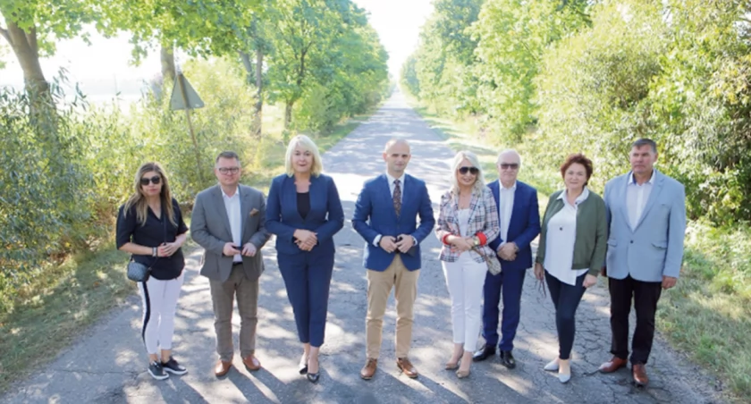 Uroczyste rozpoczęcie remontu drogi