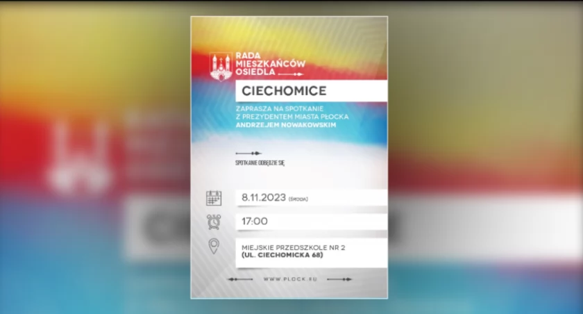 Spotkanie Prezydenta Płocka z mieszkańcami Ciechomic