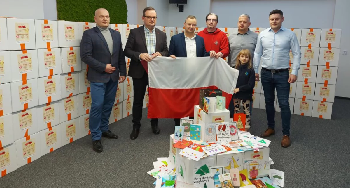 Drużyna płockich wolontariuszy tuż przed wyjazdem na Wileńszczyznę