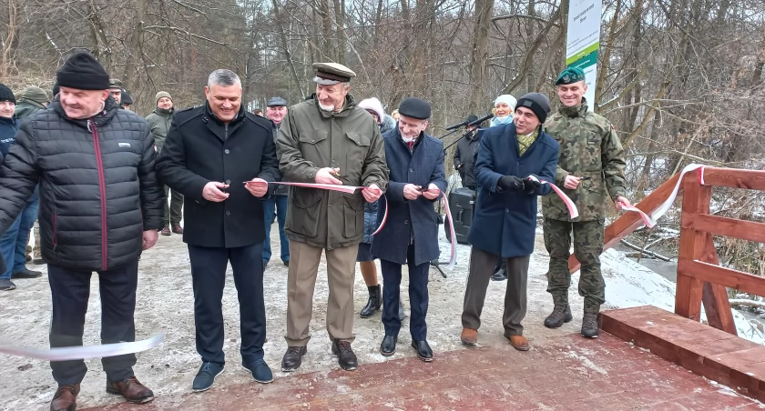 Uroczystość otwarcia mostu w Cierszewie 