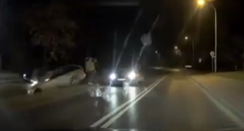Wypadek w Słupnie.