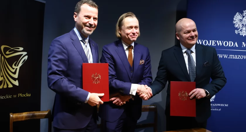 Wojewoda Mazowiecki Mariusz Frankowski w Płocku.  Nowa siedziba Wydziału Prawa Akademii Mazowieckiej 
