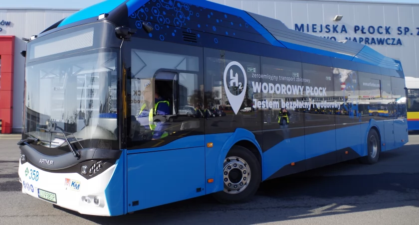 autobus wodorowy testowany przez Komunikację Miejską Płock