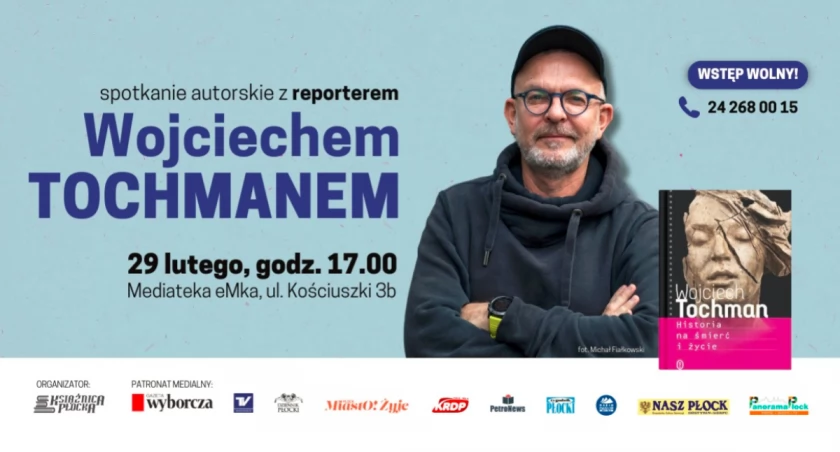 Mediateka eMka zaprasza na spotkanie autorskie z Wojciechem Tochmanem