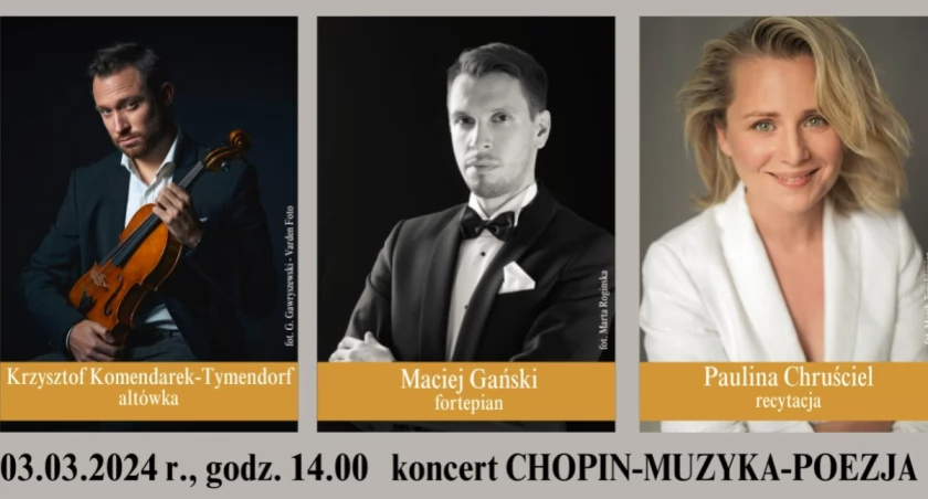 ECA w Sannikach zaprasza na kolejny koncert z cyklu Chopin - Muzyka - Poezja