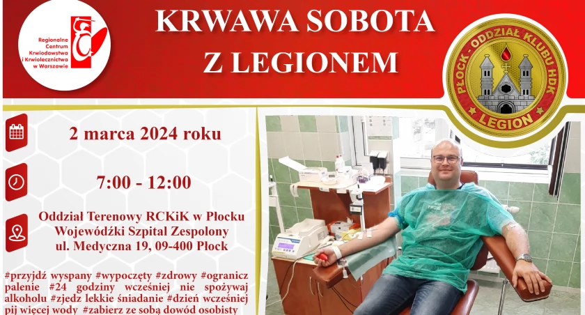 O tym się mówi, sobotę oddaj pomagaj Legionem - zdjęcie, fotografia