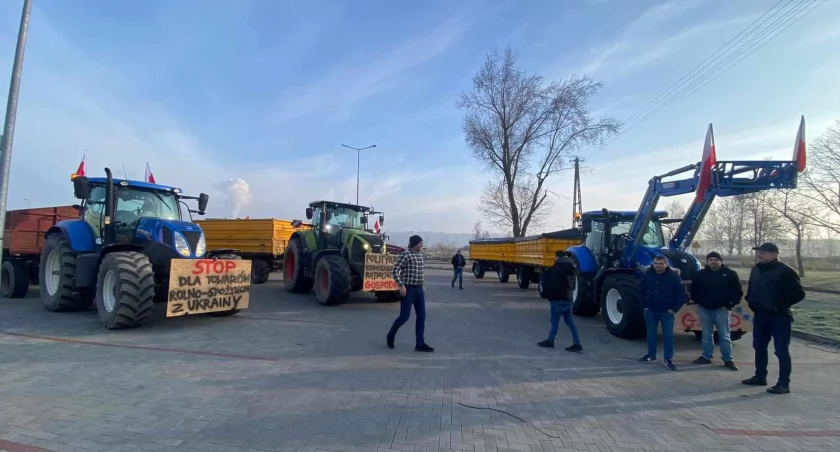 Protest rolników w Płocku. Czekają utrudnienia w powiecie płockim w związku z trwającym protestem rolników