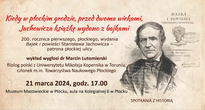 200. rocznica pierwszego wydania bajek Jachowicza w Muzeum Mazowieckim w Płocku