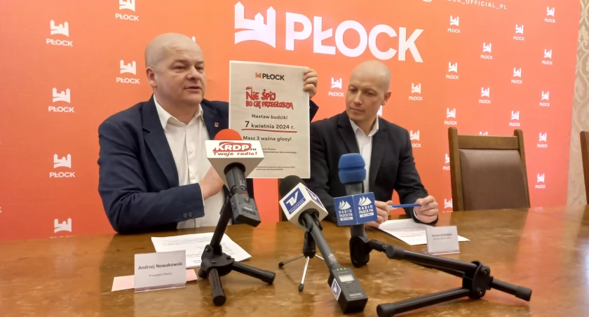 Prezydent Płocka Andrzej Nowakowski zachęca płocczan do pójścia na wybory
