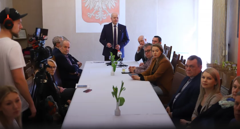 Spotkanie przedświąteczne z prezydentem Płocka Andrzejem Nowakowskim. 