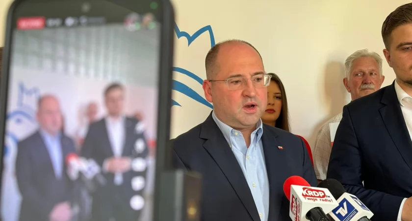 Adam Bielan mówił w Płocku o najważniejszych postulatach PiS-u w wyborach do PE