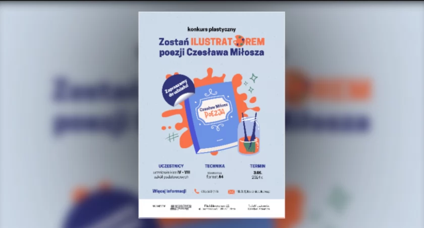 Zostań ilustratorem poezji Czesława Miłosza
