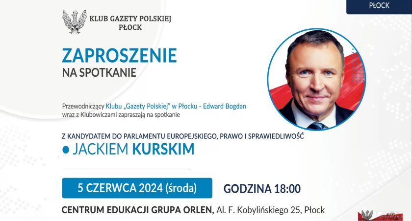 Jacek Kurski w Płocku