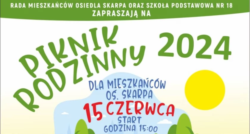 W sobotę, 15 czerwca, na osiedlu Skarpa odbędzie się Piknik Osiedlowy