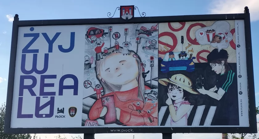 ŻYJ W REALU! Na ulicach Płocka pojawiło się 10 wyjątkowych plakatów