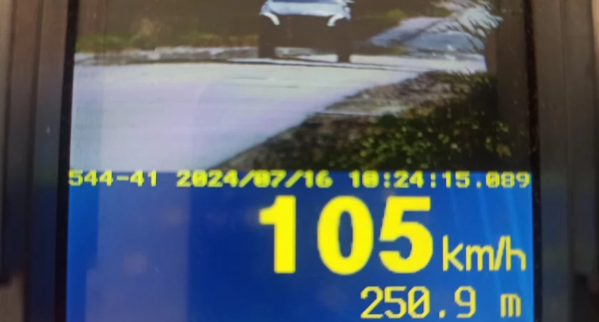 Wiadomości Policja , Pędził godzinę! Drogowe wyczyny wciąż zaskakują kosztują! - zdjęcie, fotografia