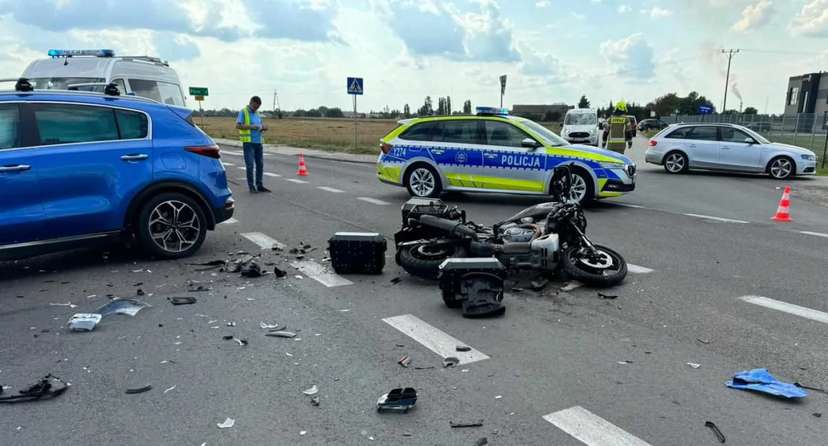 Wypadek w Stróżewku
