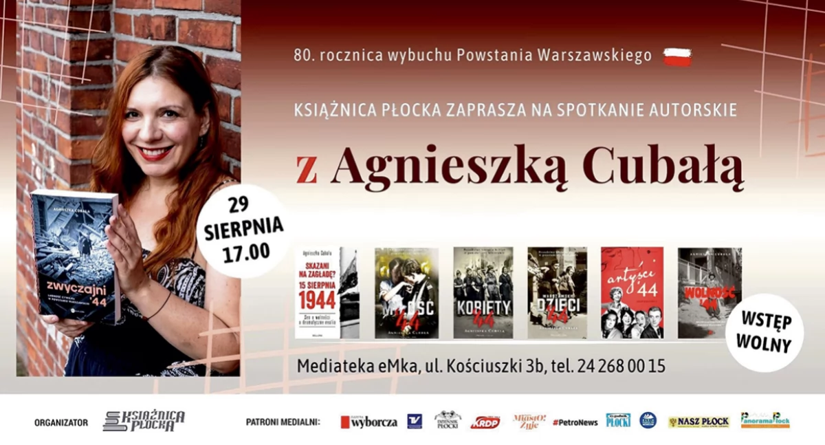 Książka, Książnica Płocka zaprasza Zwyczajni’44 tylko żołnierzach Powstaniu Warszawskim - zdjęcie, fotografia