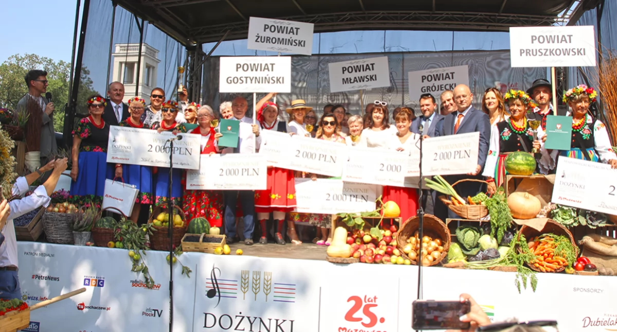 Wokół Nas, Dożynki województwa mazowieckiego Sannikach Wielkie święto rolników - zdjęcie, fotografia