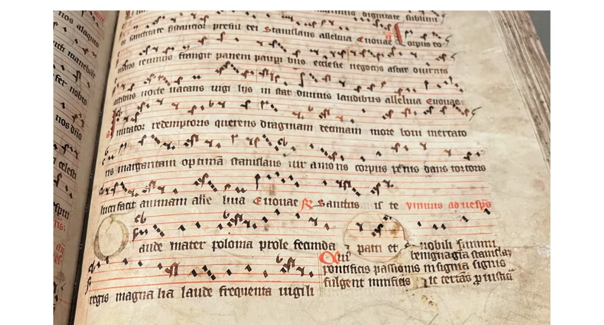 Warto wiedzieć, odnalezionym rękopisie „Gaude mater Polonia” Biblioteki Seminaryjnej - zdjęcie, fotografia
