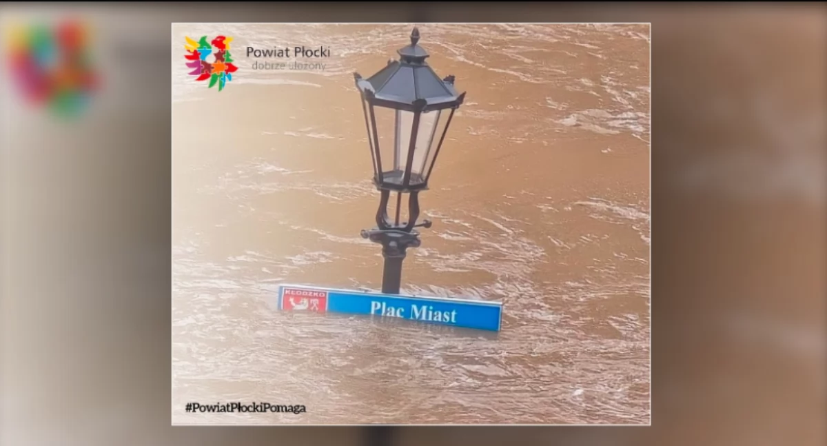 powiat płocki włączył się w akcję pomocy powodzianom z południowej Polski