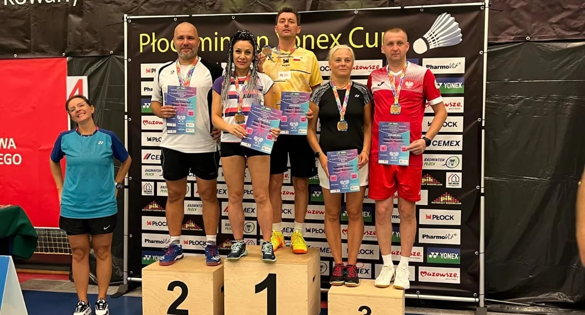 Badminton, Płockminton Yonex Zawodnicy rozegrali mecze - zdjęcie, fotografia