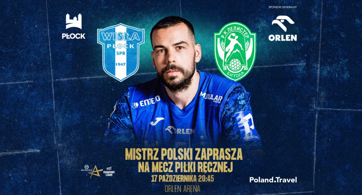 Piłka ręczna, Bilety ORLEN Wisła Płock Eurofarm Pelister sprzedaży! - zdjęcie, fotografia