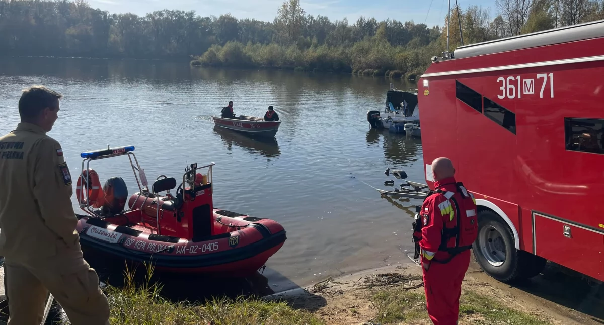 Prowadzona akcja poszukiwawcza na Wiśle