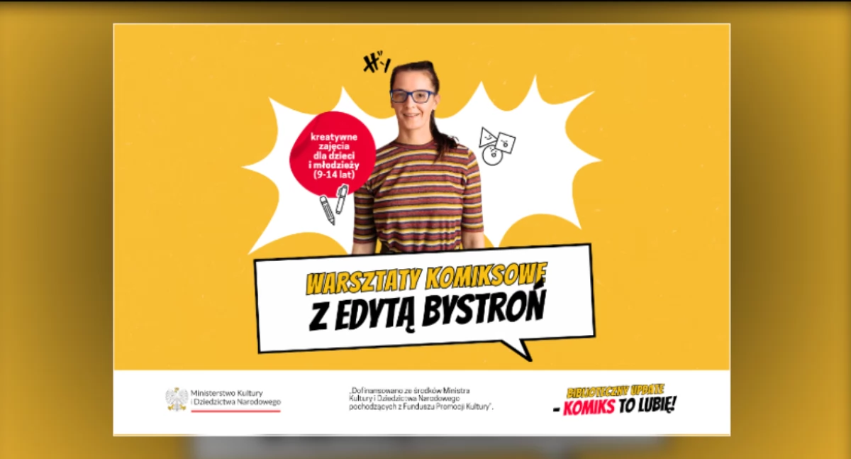 Spotkanie z Edytą Bystroń w Mediatece