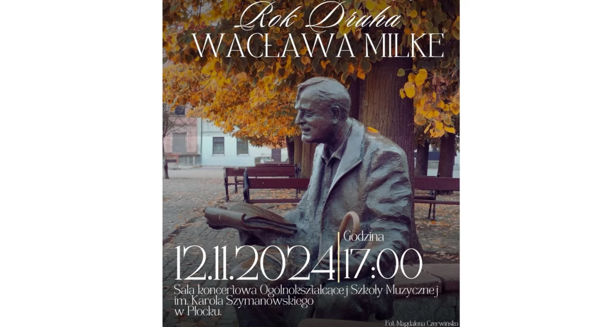 Plakat zapowiadający koncert