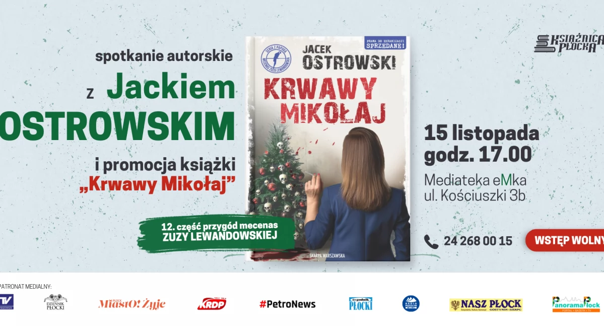 Premiera nowej książki Jacka Ostrowskiego w Mediatece
