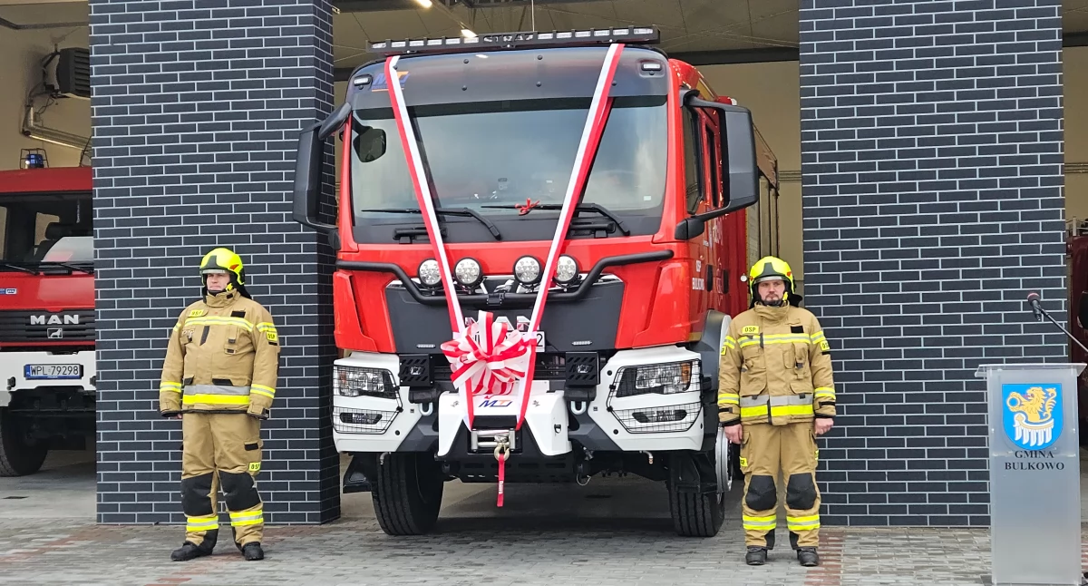 Nowy średni samochód ratowniczo-gaśniczy OSP Bulkowo