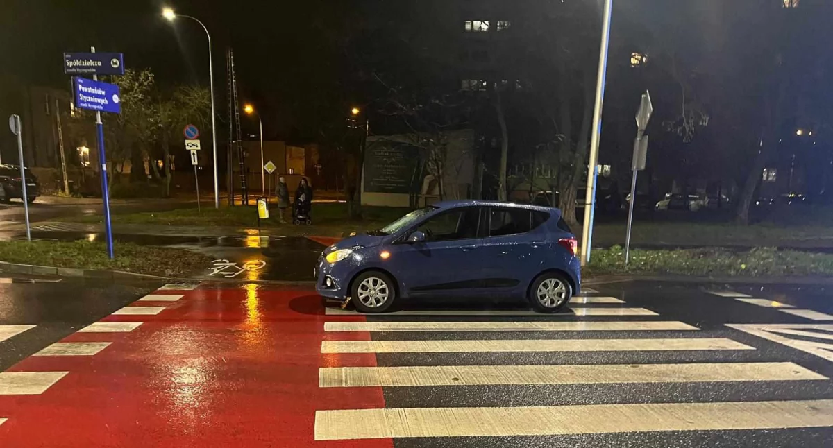 Wypadki, Płock Potrącenie pieszej! utrudnienia Spółdzielczej - zdjęcie, fotografia