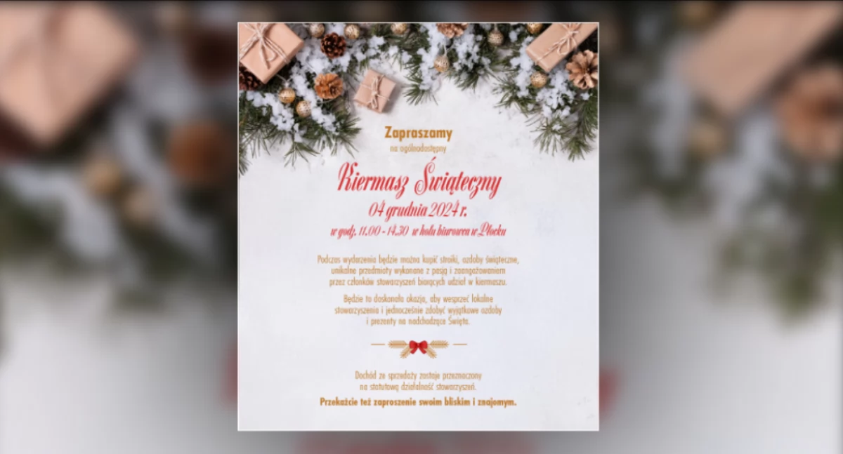Kiermasz Świąteczny w PERN