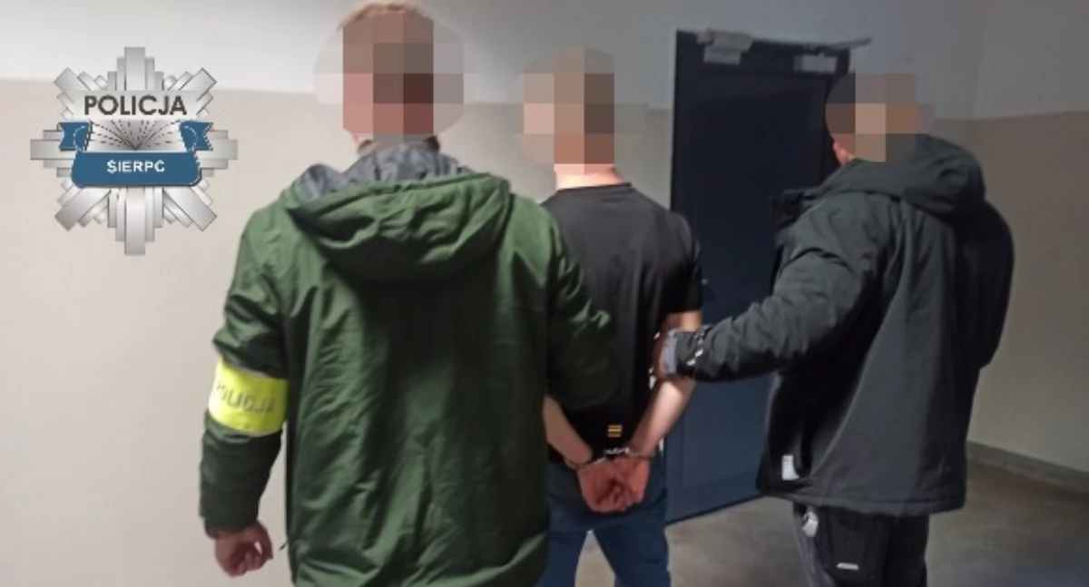 20-latek został zatrzymany przez policjantów