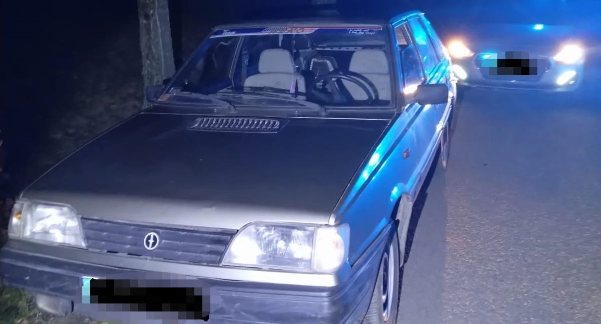 Odzyskany przez policję polonez