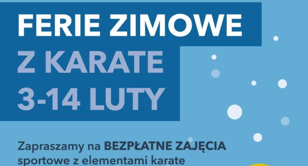 Warto wiedzieć, Ferie zimowe Klubem Karate Kyokushinkai! Darmowe zajęcia płocczan! - zdjęcie, fotografia