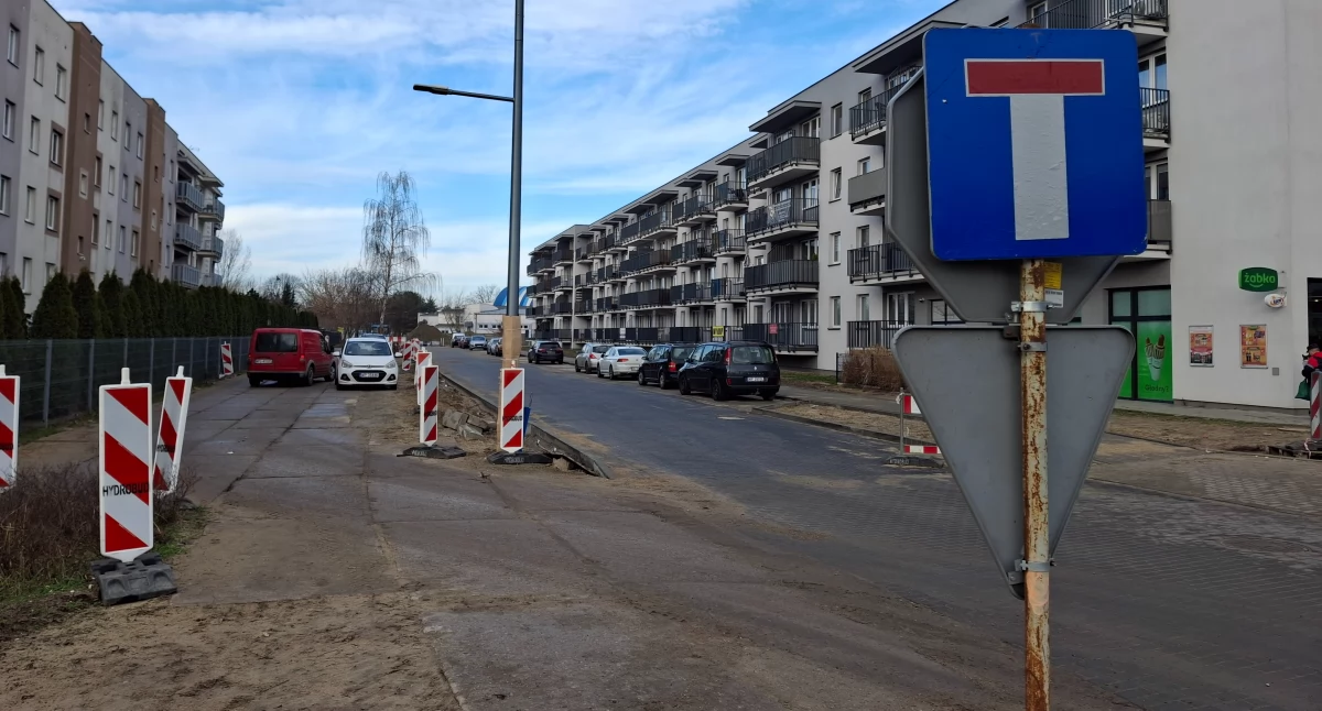 modernizacja dwóch ulic w Płocku
