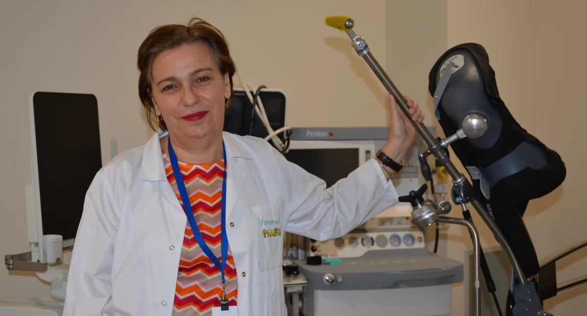 dr n. med. Jolantą Łuniewską-Bury, kierownik Zakładu Radioterapii w Wojewódzkim Szpitalu Zespolonym w Płocku
